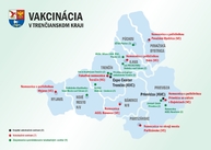 Zväčšiť fotografiu - Príprava na spustenie krajského vakcinačného centra v trenčíne napreduje - TSK_vakcinačné centrá mapa_vc