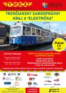 Zväčšiť fotografiu - Aktivity trenčianskeho kraja súčasťou sviatočnej jazdy električky - Plagat-TSK