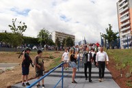 Zväčšiť fotografiu - Bánovce nad bebravou otvorili park, dohňany žili cyrilometodskými slávnosťami