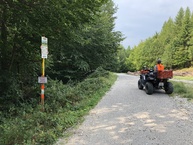Zväčšiť fotografiu - Cyklisti sa môžu tešiť na obnovené aj nové značenie trás - TN0118 - Mlynište (2)