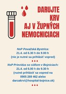 Zväčšiť fotografiu - Darujte krv, môžete zachrániť až troch ďalších ľudí