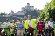 Zväčšiť fotografiu - Do práce na bicykli bude v župných farbách jazdiť rekordných 40 zamestnancov - 20210601_TN_dopracenabicykli_045w