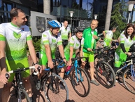 Zväčšiť fotografiu - Do práce na bicykli bude v župných farbách jazdiť rekordných 40 zamestnancov - IMG_20210601_090323
