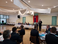 Zväčšiť fotografiu - Doterajší predseda územnej organizácie obhájil svoju pozíciu - 20220402_084835