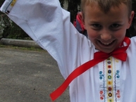 Folklór spojil krajanov prostredníctvom detských folklórnych súborov z hornej nitry a chorvátska - 00001