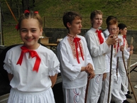 Folklór spojil krajanov prostredníctvom detských folklórnych súborov z hornej nitry a chorvátska - 01