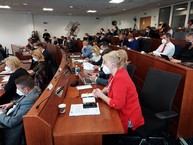 Zväčšiť fotografiu - Hospodárenie kraja bolo aj v prvom polroku 2021 ovplyvnené pandémiou, z tsk reaguje na pripravovanú optimalizáciu siete nemocníc - 20210927_133156