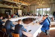 Zväčšiť fotografiu - Kúpeľné mesto hostilo stretnutie županov a hejtmanov - DSC06774