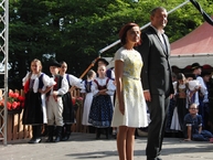 Lesopark v prievidzi  ožil  30.ročníkom hornonitrianskych folklórnych slávností - 02