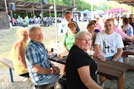 Zväčšiť fotografiu - Malí hasiči, dožinky aj dychovka