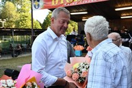 Zväčšiť fotografiu - Malí hasiči, dožinky aj dychovka