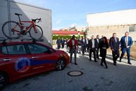 Malý formát vlády sr po prvýkrát zasadol v trenčianskom kraji, slávnostne poklepaný bol aj základný kameň hokejovej akadémie - 20191011_TSK_Pellegrini_096w