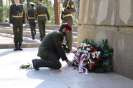 Zväčšiť fotografiu - Na brezine si pripomenuli oslobodenie krajského mesta