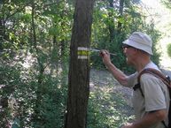 Zväčšiť fotografiu - Na obnovené značenie sa môžu tešiť aj turisti, pribudne na takmer 380 km trás - KST_Značenie 2020_TSK (11)