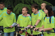Na trenčianskej župe 5. ročník cyklistickej kampane do práce na bicykli štartovali okrem župana a národného cyklokoordinátora aj stredoškoláci - DO PRACE NA BICYKLI 2018 (14)