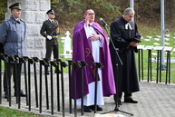 Zväčšiť fotografiu - Na vojenskom cintoríne si pripomenuli koniec veľkej vojny