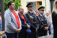 Zväčšiť fotografiu - Nové hasičské vozidlo slávnostne posvätili v trenčianskych tepliciach - IMG_0152_zmensena