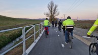 Zväčšiť fotografiu - Nový úsek Vážskej cyklomagistrály je tesne pred dokončením