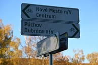 Zväčšiť fotografiu -Nový úsek Vážskej cyklomagistrály je tesne pred dokončením