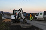 Zväčšiť fotografiu - Nový úsek Vážskej cyklomagistrály je tesne pred dokončením