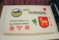 Zväčšiť fotografiu - O titul dedina roka 2021 zabojuje aj šesť obcí z trenčianskeho kraja - torta papradno