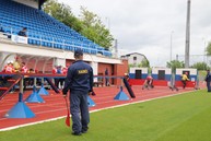 Zväčšiť fotografiu - O víťazstvo aj postup bojovali profesionálni hasiči z celého kraja