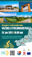 Zväčšiť fotografiu - Otvorte spolu s nami najdlhší úsek vážskej cyklomagistrály! - CYK NM TN otvorenie_plagát web, výťah, insta