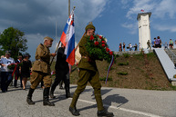 Pamiatku hrdinov, ktorí pred 75 rokmi bojovali v slovenskom národnom povstaní si uctili na jankovom vŕšku - 20190831_JANKOV_VRSOK_75_SNP_020