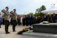 Pamiatku hrdinov, ktorí pred 75 rokmi bojovali v slovenskom národnom povstaní si uctili na jankovom vŕšku - 20190831_JANKOV_VRSOK_75_SNP_037