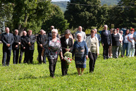 Zväčšiť fotografiu - Počas osláv nezabúdajú na tragicky zosnulých kolegov - TSK_Handlová-25
