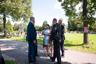 Zväčšiť fotografiu - Počas osláv nezabúdajú na tragicky zosnulých kolegov - TSK_Handlová-34
