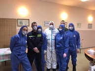 Zväčšiť fotografiu - Pomocnú ruku podali počas skríningu aj dobrovoľní hasiči v kraji - miskech dedinka 3
