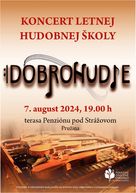 Zväčšiť fotografiu - Pozývame na koncert letnej hudobnej školy dobrohudie 2024 - Dobrohudie LHS plagat 2024 koncert