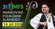 Zväčšiť fotografiu - Pozývame na marikovské folklórne slávnosti - MFS plagat 2024 – kópia