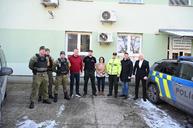 Zväčšiť fotografiu - Predseda tsk navštívil záchranné zložky na hornej nitre