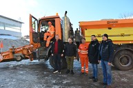 Zväčšiť fotografiu - Predseda tsk navštívil záchranné zložky na hornej nitre