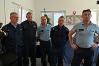 Zväčšiť fotografiu - Predseda tsk navštívil záchranné zložky na hornej nitre