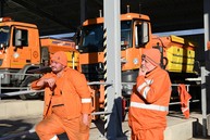 Zväčšiť fotografiu - Predseda tsk navštívil záchranné zložky na hornej nitre