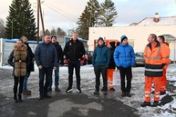 Zväčšiť fotografiu - Predseda tsk navštívil záchranné zložky na hornej nitre