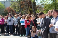 Predseda tsk staval máj v považskej bystrici so študentmi a v beluši - PB1