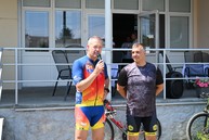 Zväčšiť fotografiu - Prejazd jazerami i po výnimočne dlhom gabiónovom múre, taký je nový úsek vážskej cyklomagistrály