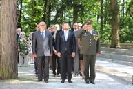 Pri pamätníku umučených na trenčianskej brezine spomínali na hrdinských vojakov, partizánov a civilistov - IMG_1044