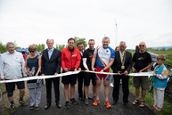 Prvých 13,4 km vážskej cyklotrasy dnes župa odovzdala verejnosti. niektorí cyklisti to označujú za udalosť roka. - 20180525_HORNA_STREDA_cyklotrasa_055w