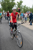 Prvých 13,4 km vážskej cyklotrasy dnes župa odovzdala verejnosti. niektorí cyklisti to označujú za udalosť roka. - 20180525_HORNA_STREDA_cyklotrasa_069w
