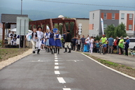 Prvých 13,4 km vážskej cyklotrasy dnes župa odovzdala verejnosti. niektorí cyklisti to označujú za udalosť roka. - IMG_2743