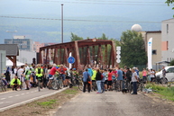 Prvých 13,4 km vážskej cyklotrasy dnes župa odovzdala verejnosti. niektorí cyklisti to označujú za udalosť roka. - IMG_2849