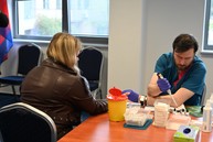 Zväčšiť fotografiu - Rekordný záujem o darovanie krvi