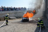 Spoločnú jazdu električky a hasičov si užilo približne 1500 návštevníkov - 32202975_1787558714634401_8882443425593425920_o