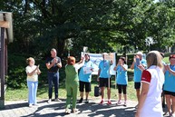Zväčšiť fotografiu - Športová olympiáda denných centier spojila seniorov pohybom, zábavou a dobrou náladou
