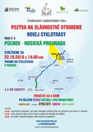 Trenčianska župa pozýva na slávnostné otvorenie novej cyklotrasy medzi púchovom a nosickou priehradou - plagat_cyklotrasy_6usek_